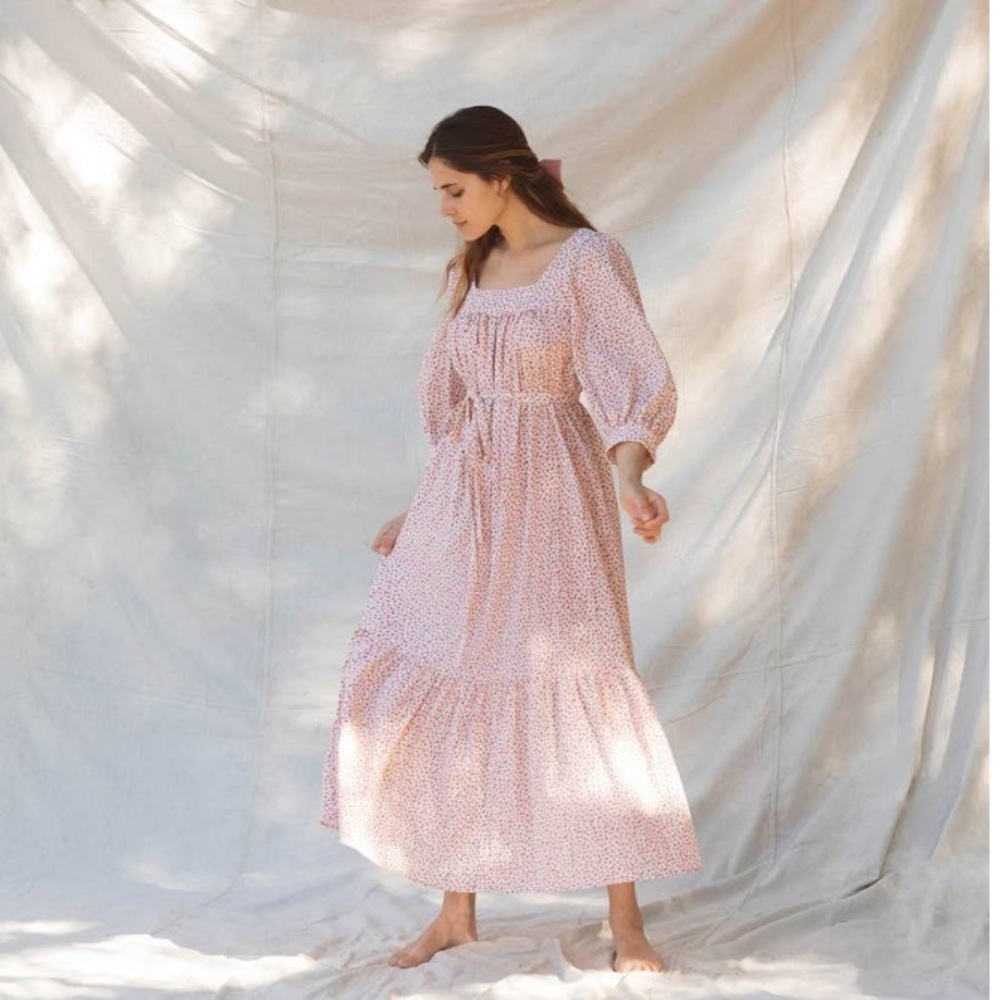 Christy Dawn Bianca Dress in Rose Wildflower S